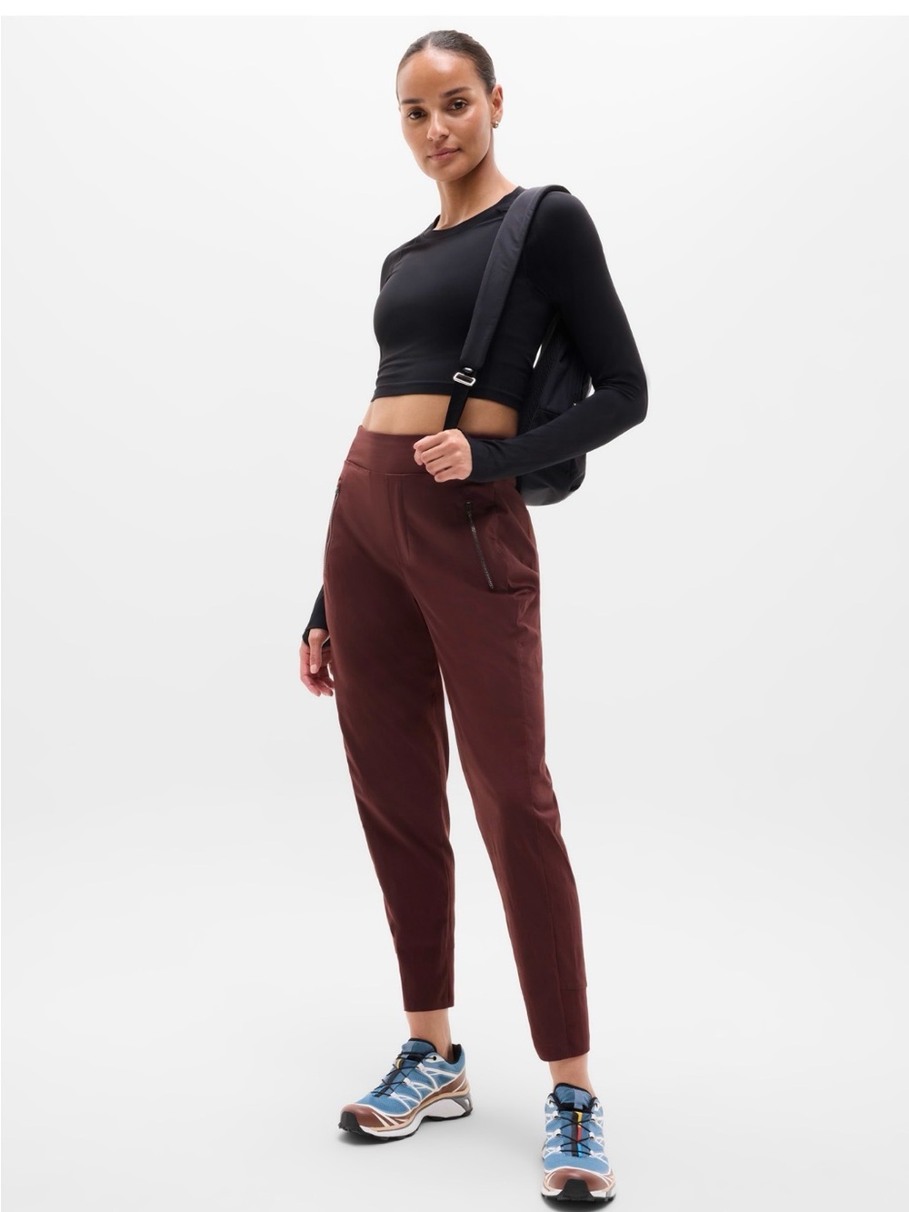 Athleta Trekkie North Joggers in Garnet